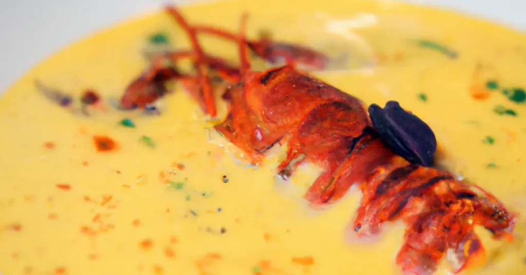 Exquisite Lobster Bisque with Saffron Infusion