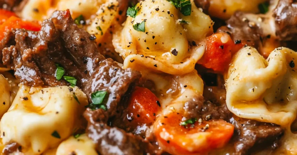 Cheesesteak Tortellini Recipe