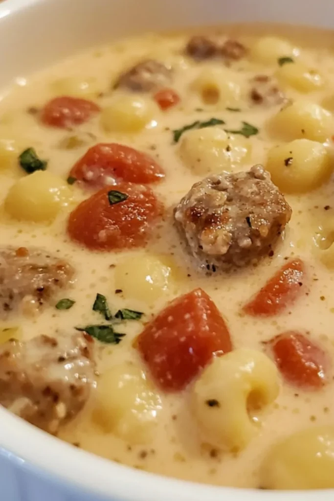 Creamy Parmesan Italian Sausage Soup Recipe 2 Creamy Parmesan Italian Sausage Soup Recipe