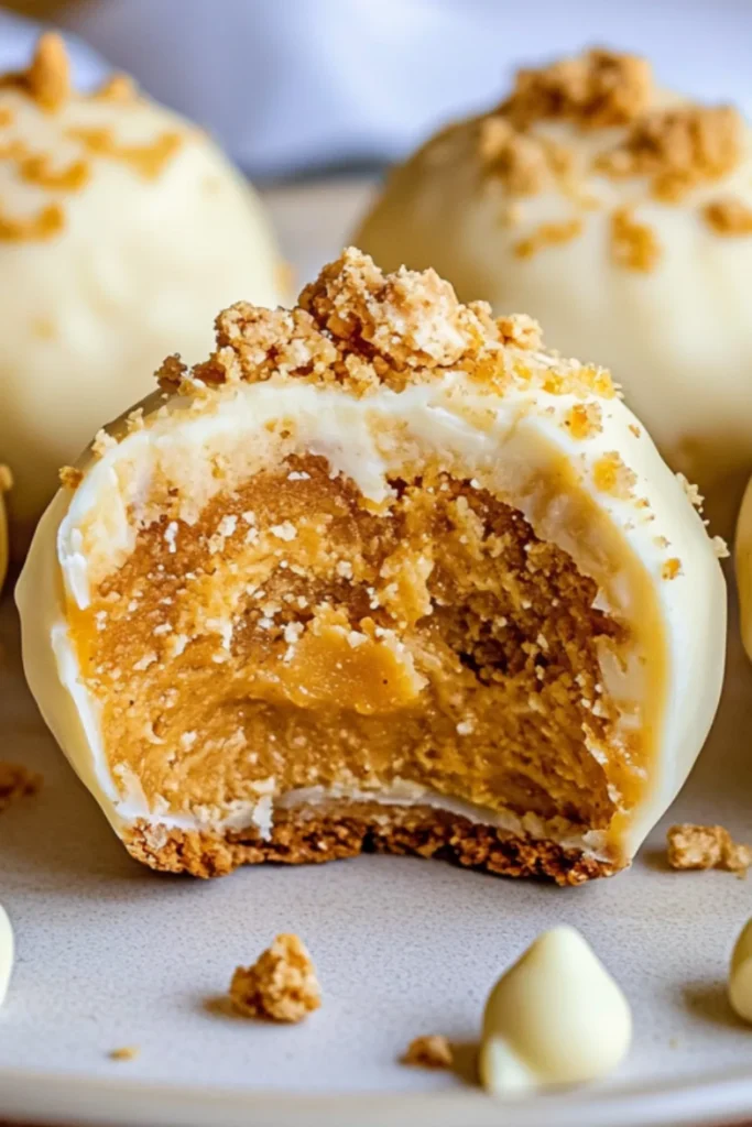 No Bake Pumpkin Cheesecake Balls 2 No Bake Pumpkin Cheesecake Balls