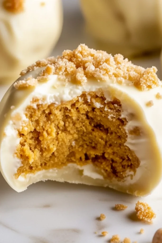 No Bake Pumpkin Cheesecake Balls 1 No Bake Pumpkin Cheesecake Balls