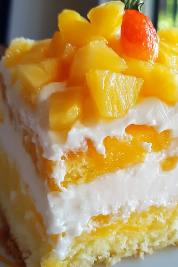 Pineapple Coconut Dream Cake Recipe 2 Pineapple Coconut Dream Cake